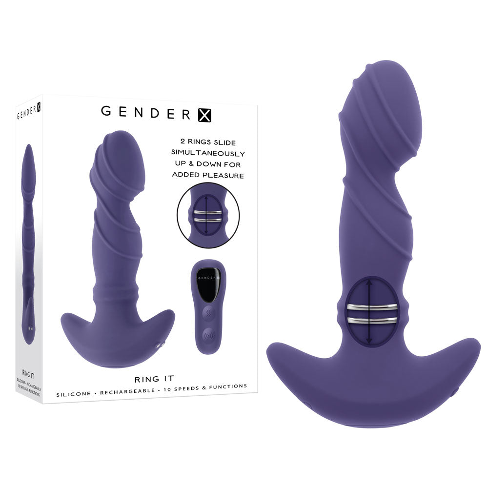 Gender X Ring It Vibrator with Wireless Remote