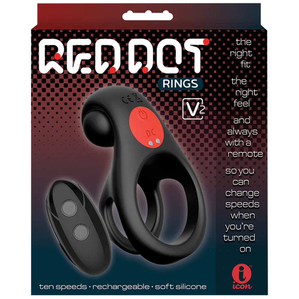 Icon Red Dot Cock Ring V2