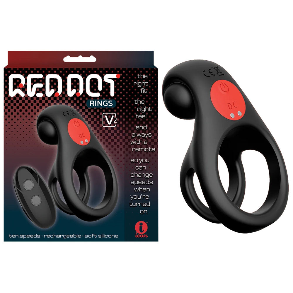 Icon Red Dot Cock Ring V2