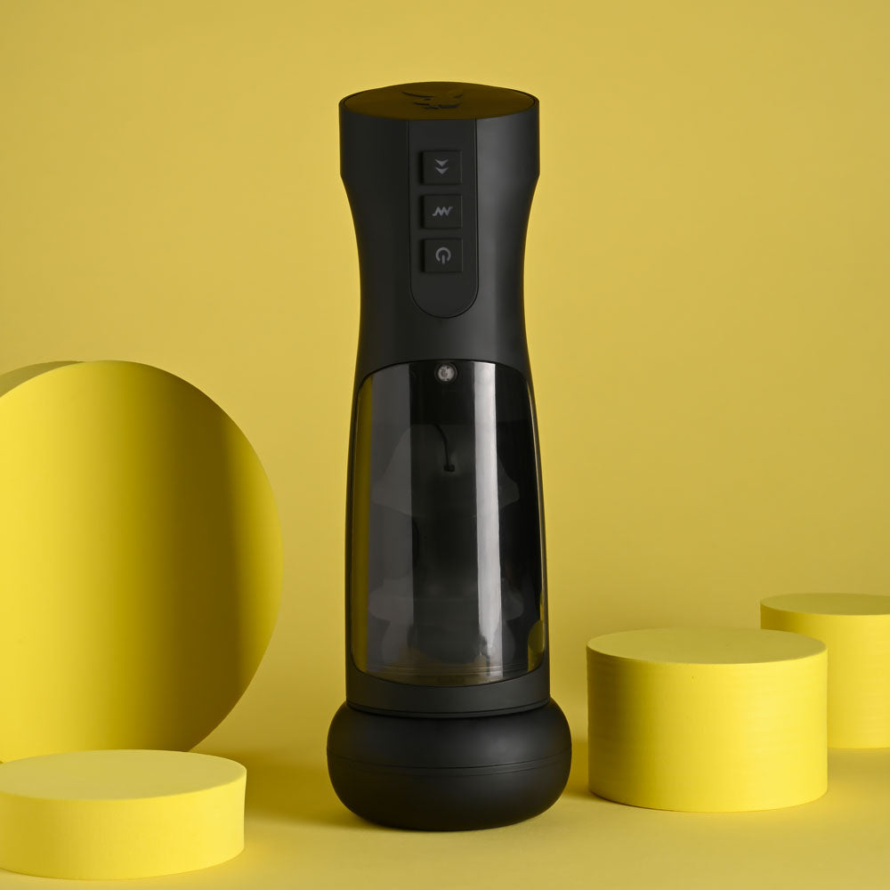 Playboy Pleasure End Game Warming Stroker with UV Stand