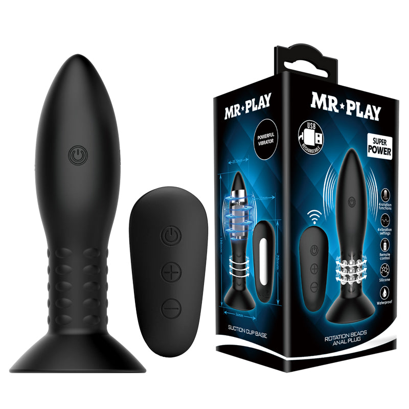 Mr Play Rotation Beads Anal Plug