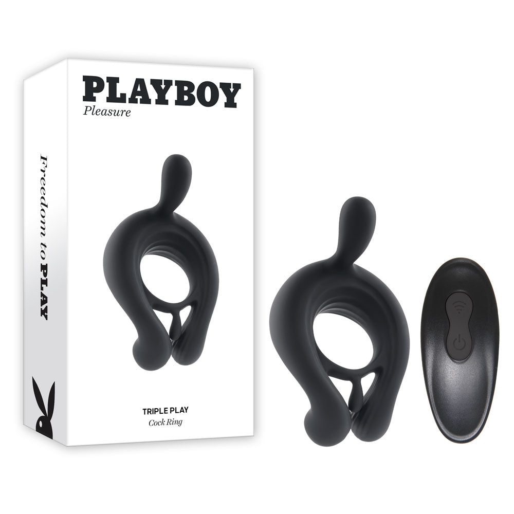 Playboy Pleasure Triple Play Cock Ring