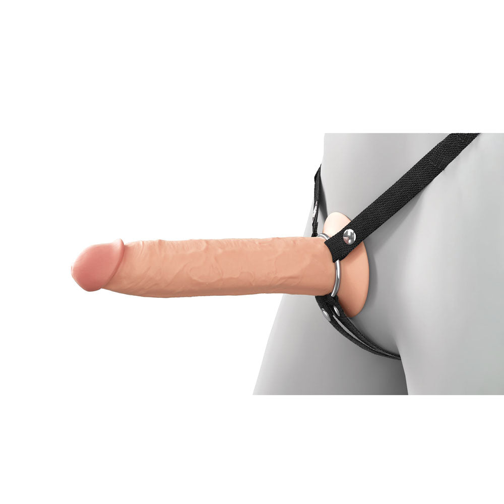 FX Elite 9'' Silicone Hollow Strap-On