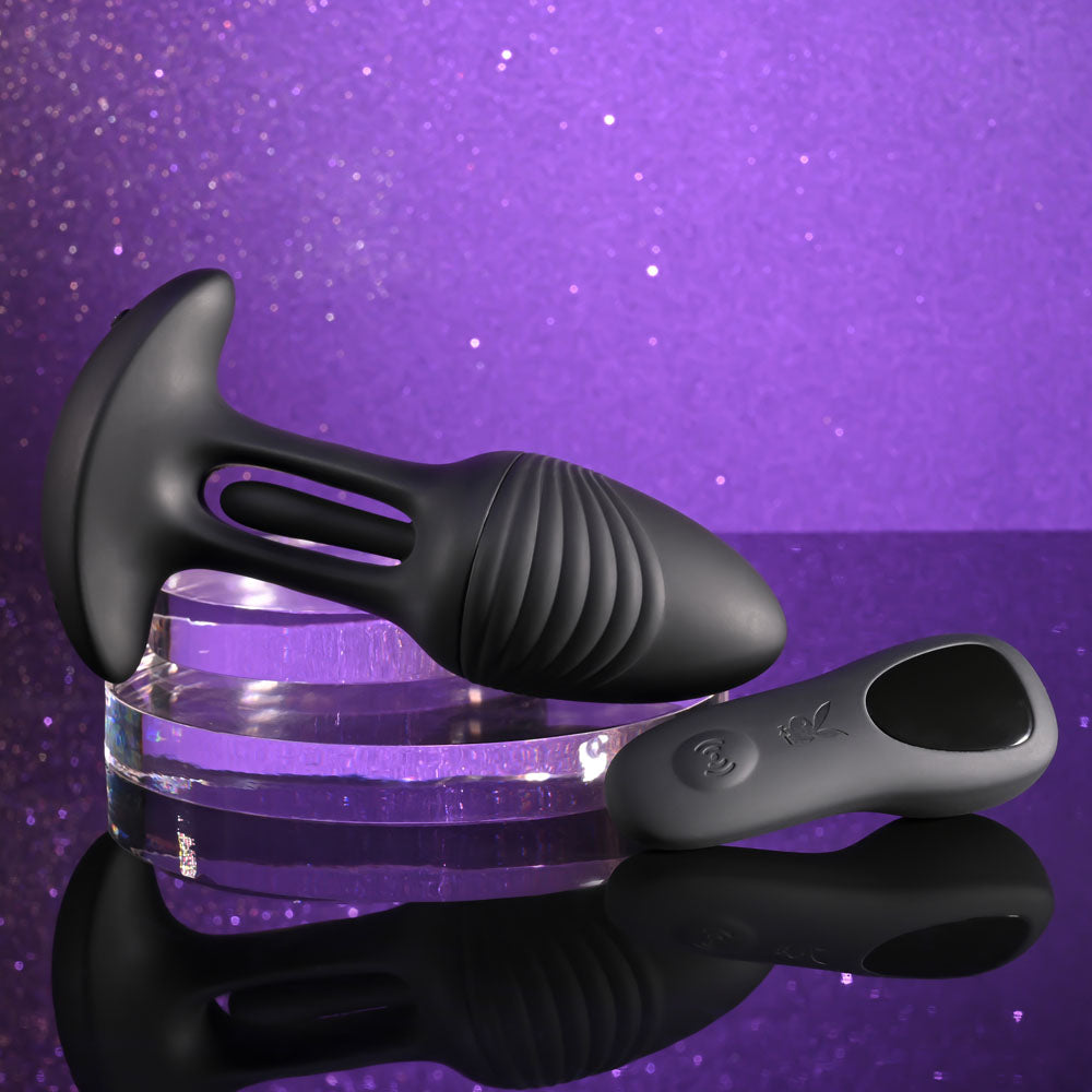 Playboy Pleasure Rim Shot Remote Vibrating Plug