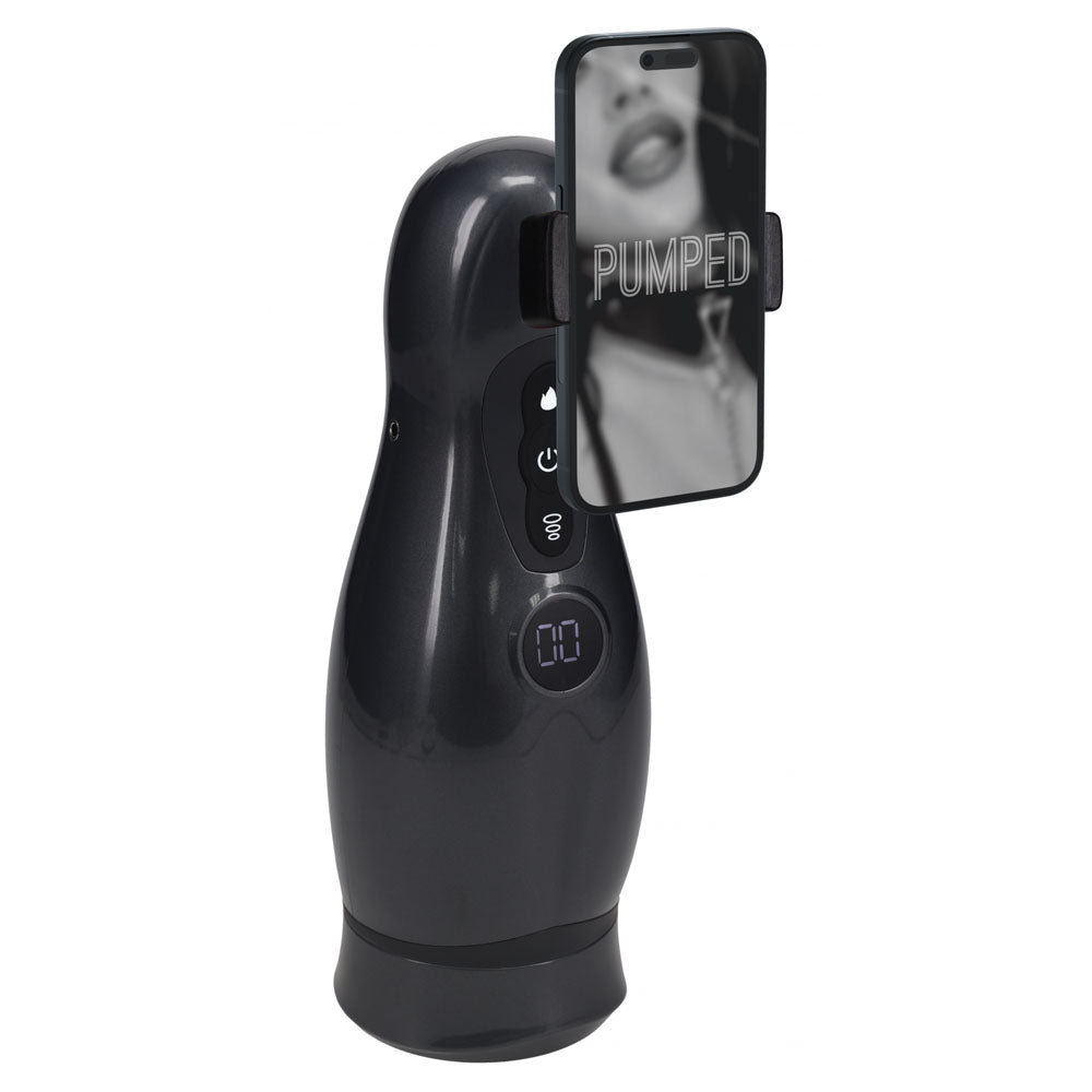 Pumped Virtuo Heated Sucking Stroker