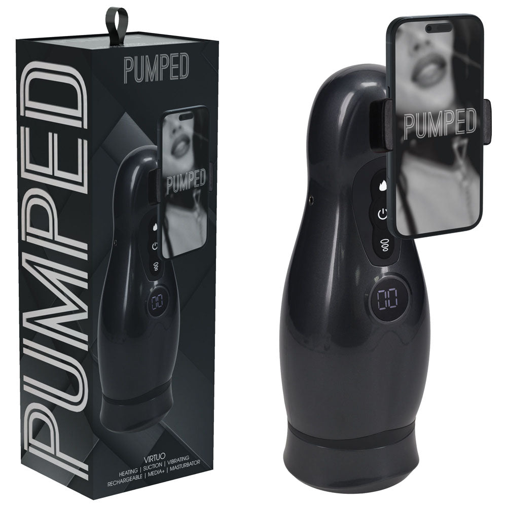 Pumped Virtuo Heated Sucking Stroker