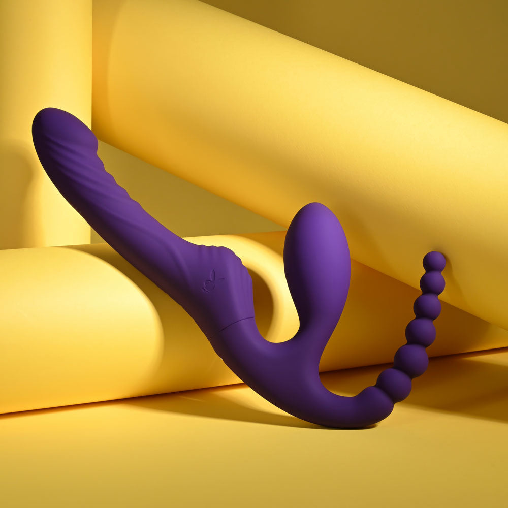 Playboy Pleasure Hug It Out Strapless Strap-On