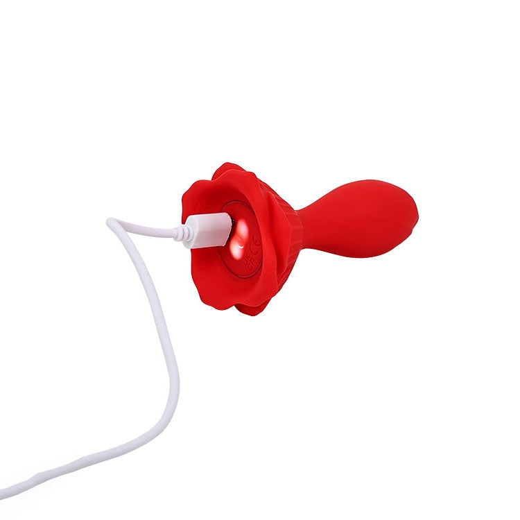 Adam & Eve Rosebud Remote Vibrating Plug