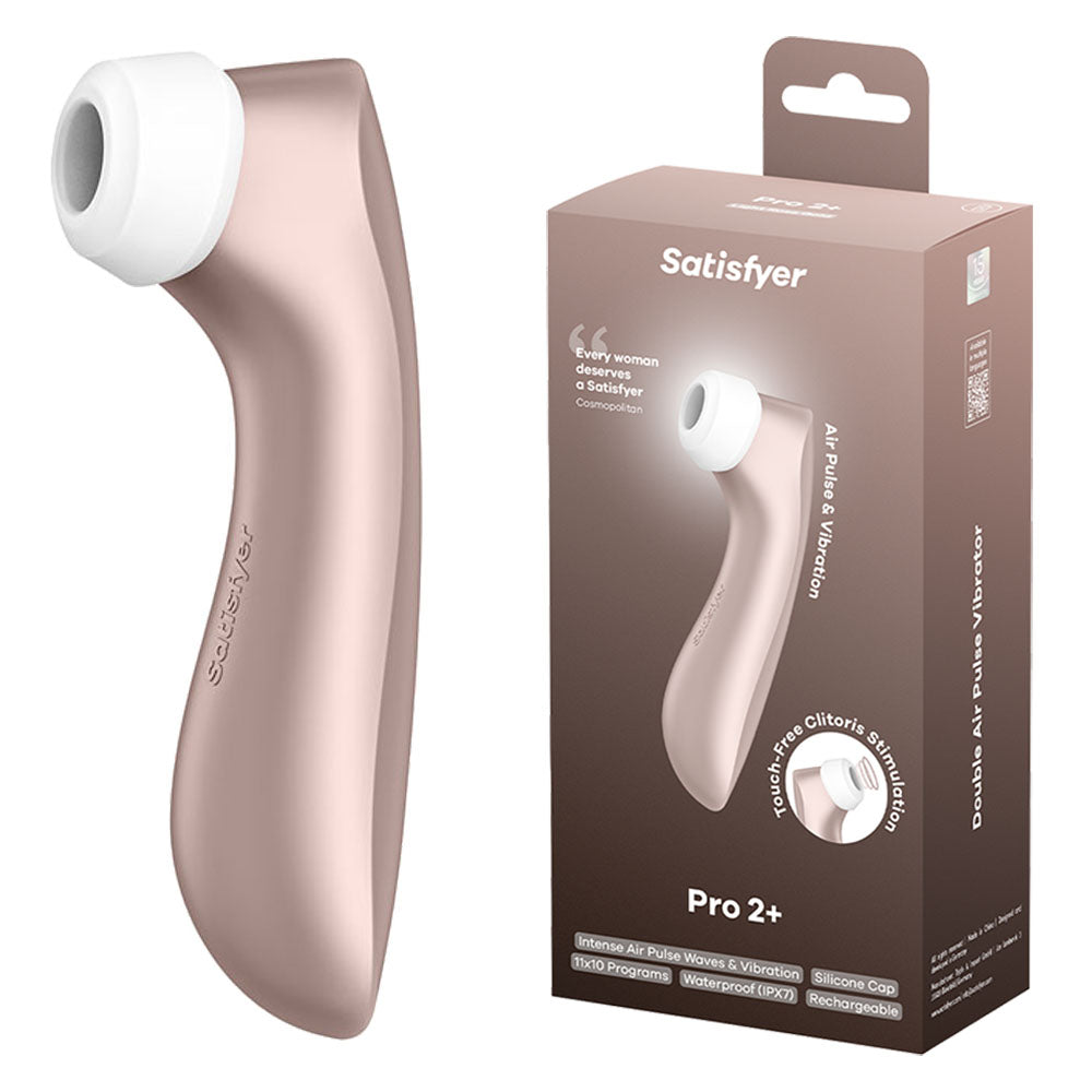 Satisfyer Pro 2+ Air Pulse - Rose Gold