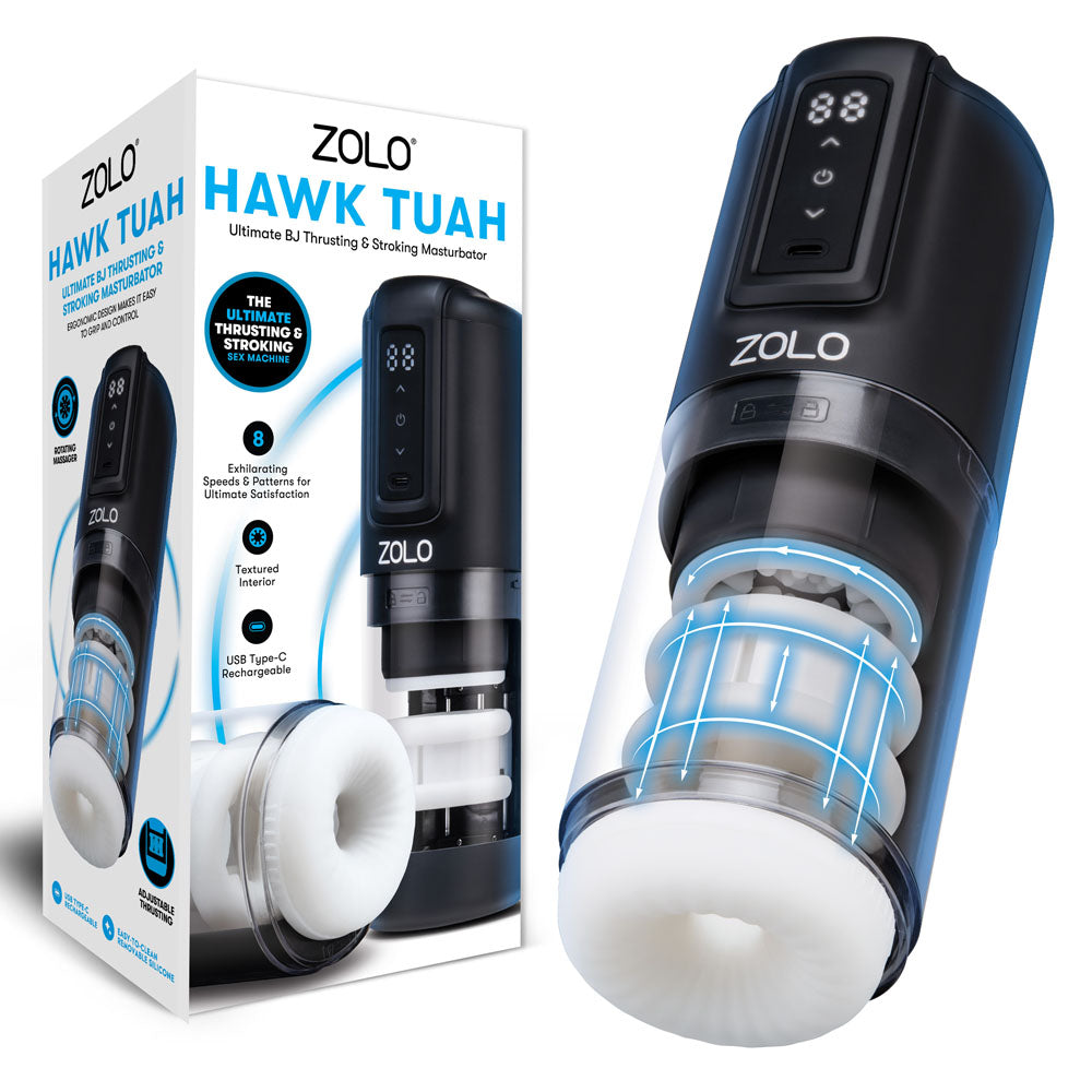 Zolo Hawk Tuah Thrusting BJ Stroker