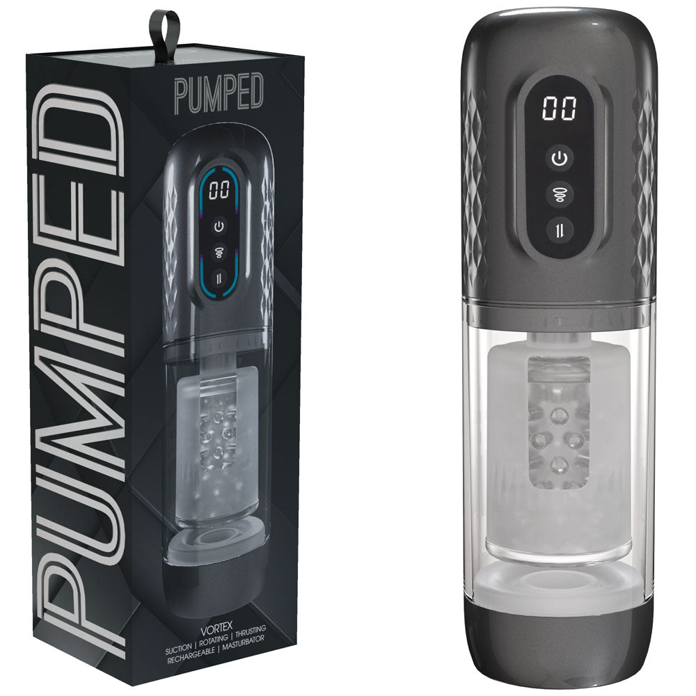 Pumped Vortex Rotating Auto Masturbator
