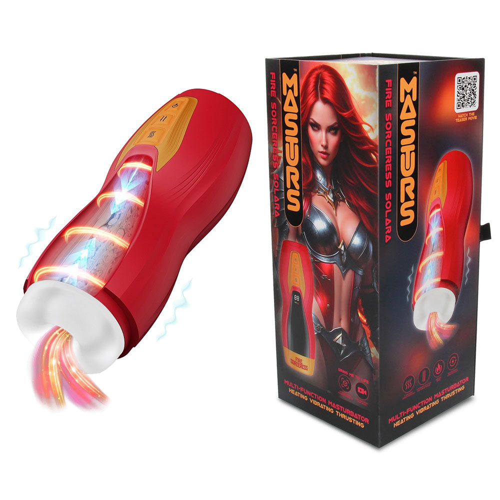 Masturs Solara Thrusting Heated Auto Stroker
