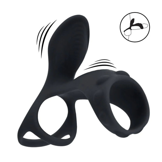 Levelz Vibrating Cock and Ball Ring with Shaft Loop