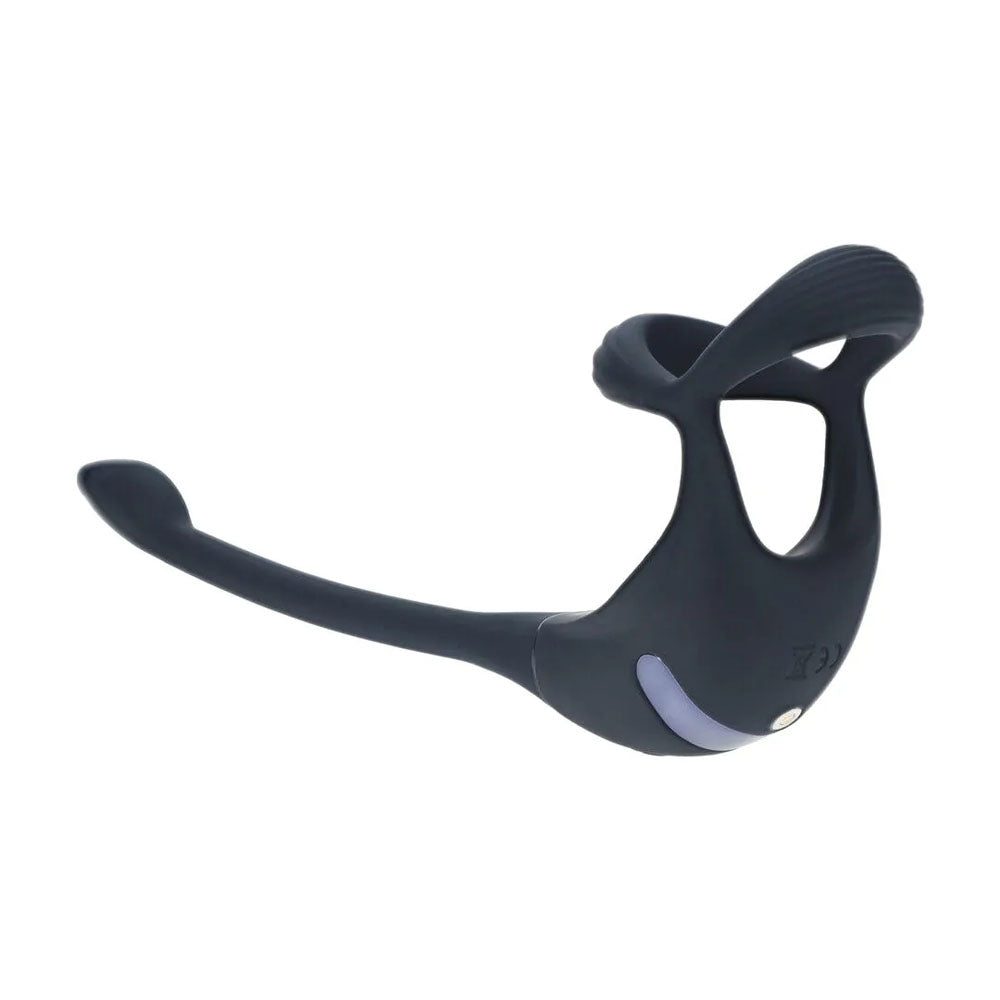 Levelz Remote Vibrating TriO Cock Ring with Plug