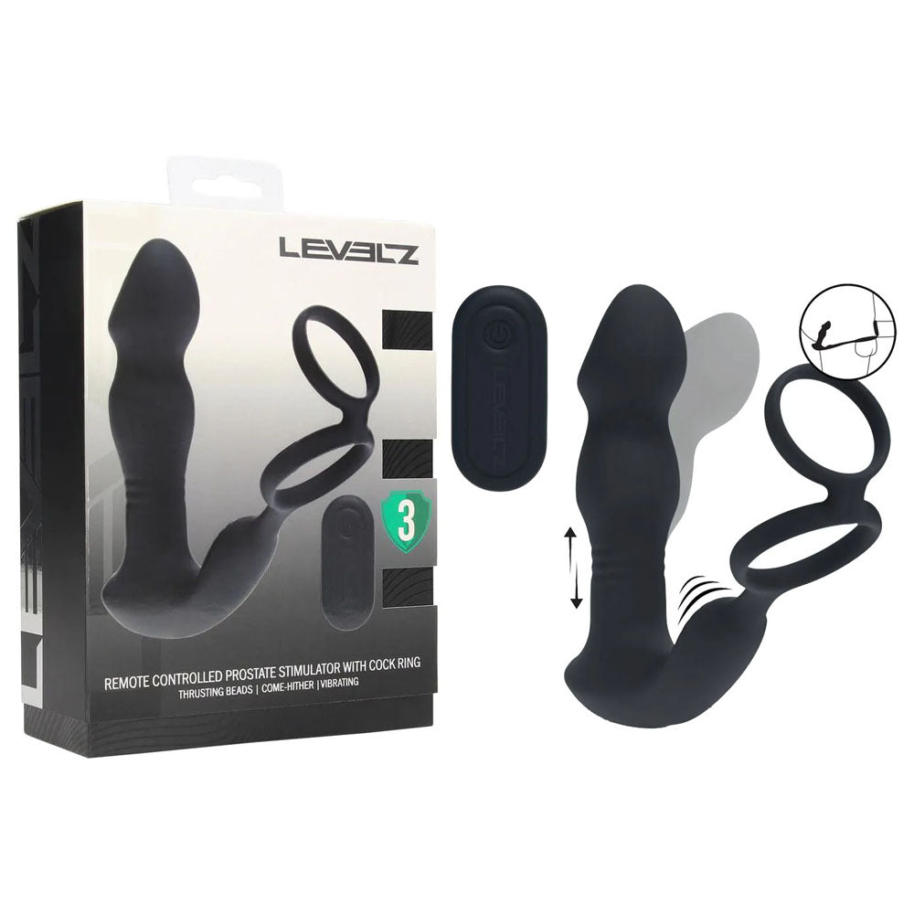Levelz Remote Prostate Stimulator with Cock Ring