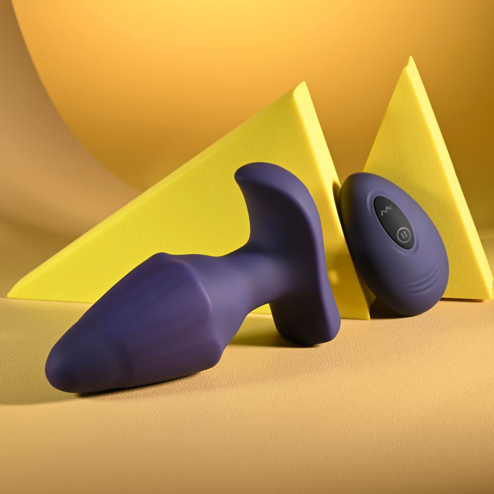 Evolved Starburst Vibrating Butt Plug with Remote