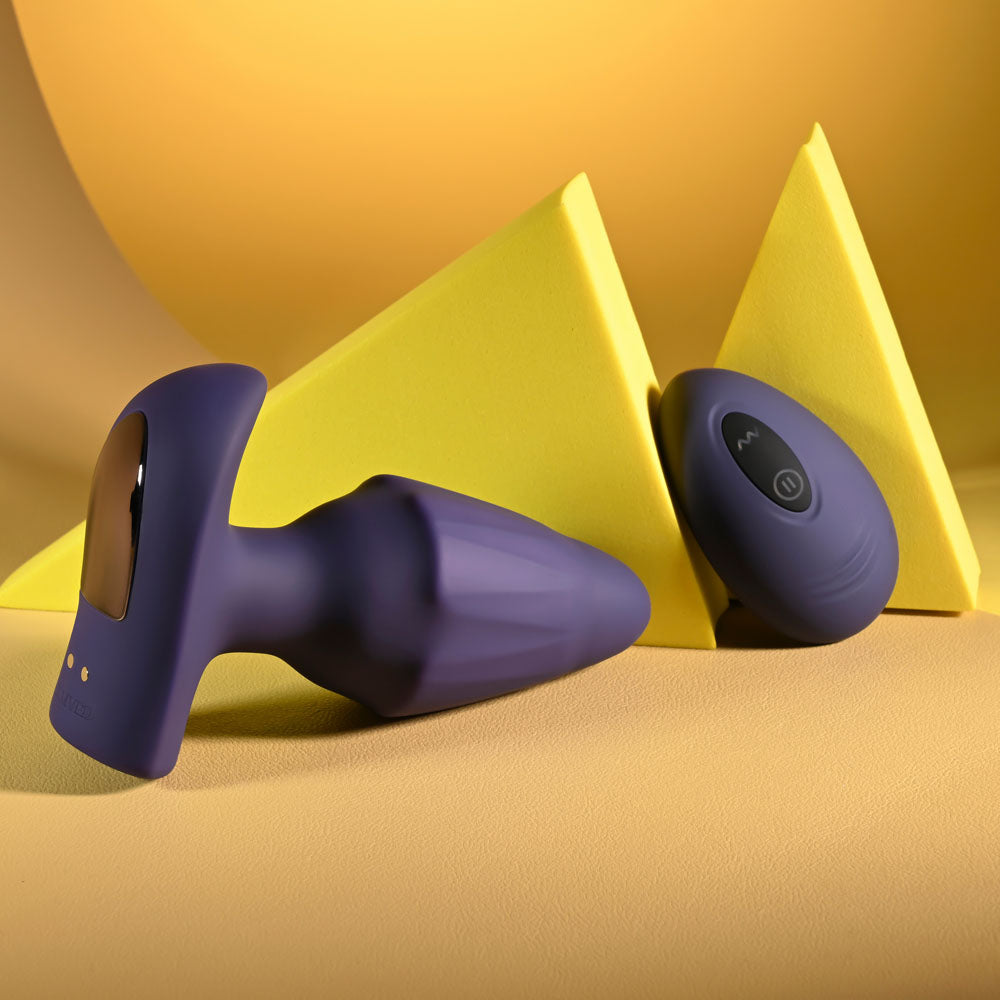Evolved Starburst Vibrating Butt Plug with Remote