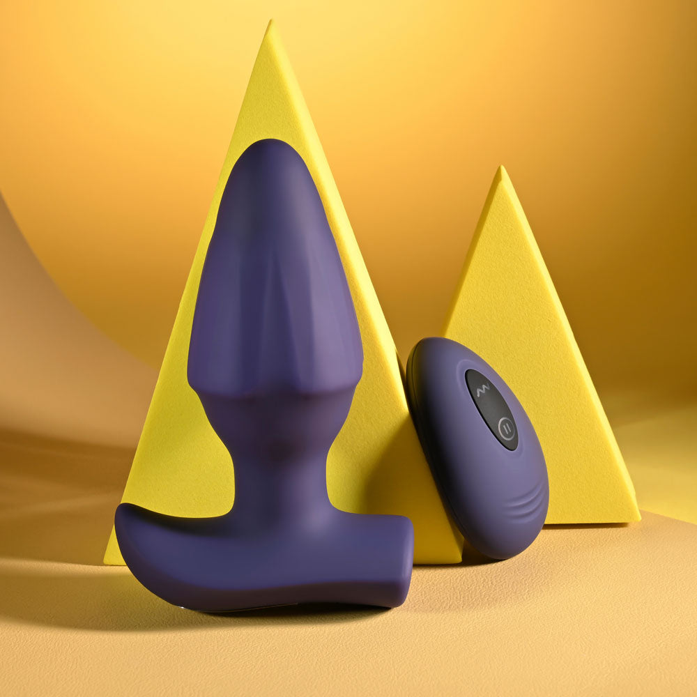 Evolved Starburst Vibrating Butt Plug with Remote